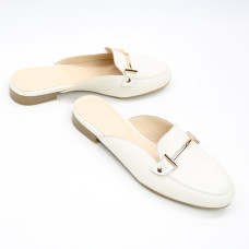 Бежеві шкіряні мюлі Арт. 156-2/Hill-2578