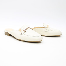 Бежеві шкіряні мюлі Арт. 156-2/Hill-2578