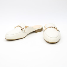 Бежеві шкіряні мюлі Арт. 156-2/Hill-2578