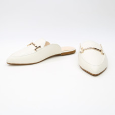 Бежеві шкіряні мюлі Арт. 17-9-2578