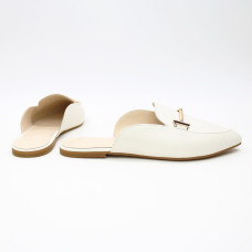Бежеві шкіряні мюлі Арт. 17-9-2578