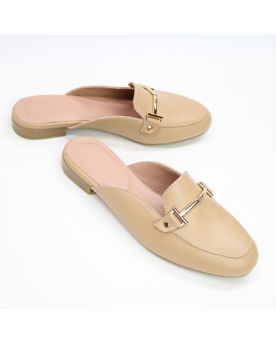 Мюлі із карамельної шкіри Арт. 156-2/Hil-2578