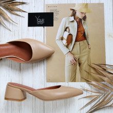 Мюлі із карамельної шкіри Арт. 457-5/53Ок