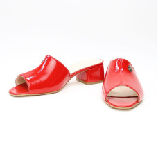 Лакові червоні мюлі Арт. 456-2/53Ок