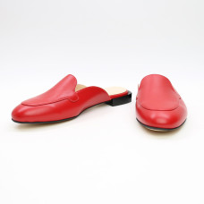 Мюлі із червоної шкіри Арт. 156-2/33
