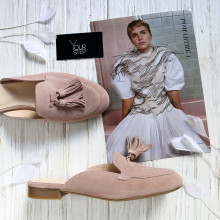 Мюлі із натуральної замші Арт. 156-2Hil