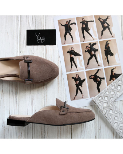 Мюлі із натуральної замші Арт. 156-2/33-2578