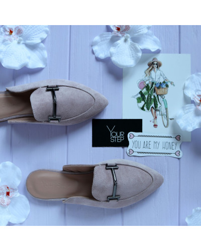 Мюлі із натуральної замші Арт. 17-9-2578