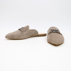 Замшеві бежеві мюлі Арт. 17-9-2838