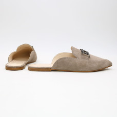 Замшеві бежеві мюлі Арт. 17-9-2838