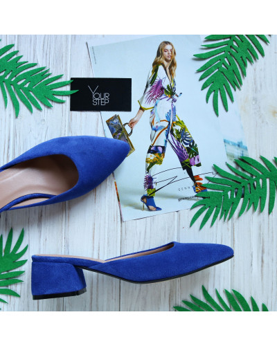 Мюлі кольору електрик Арт. 457-5/53Ок