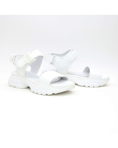 Сандалі з білої шкіри Арт. 10-31/193