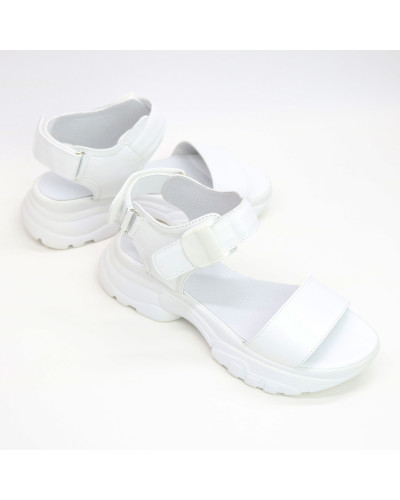 Сандалі з білої шкіри Арт. 10-31/193