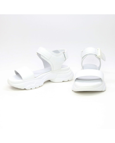 Сандалі з білої шкіри Арт. 10-31/193