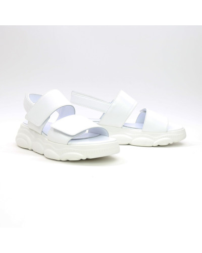 Сандалі з білої шкіри Арт. 10-35/197