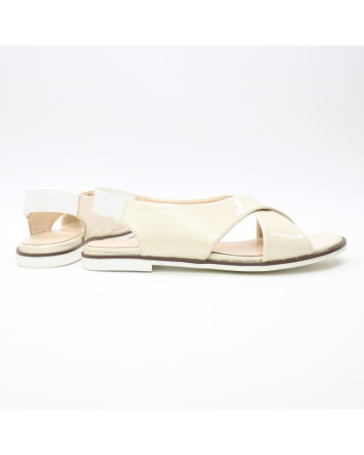 Сандали из бежевого наплака Арт. 10-17Lib