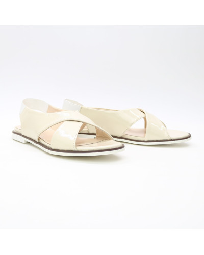 Сандали из бежевого наплака Арт. 10-17Lib