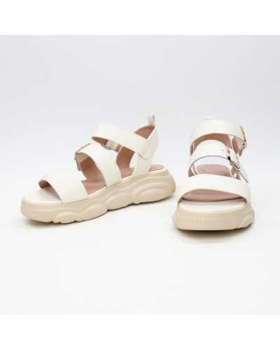 Сандалі з бежевої шкіри Арт. 10-36/197