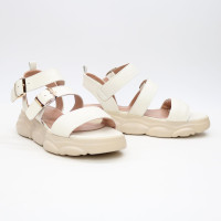 Сандалі з бежевої шкіри Арт. 10-36/197