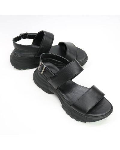 Сандалі з чорної шкіри Арт. 10-34/193