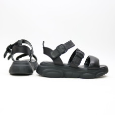 Сандалі з чорної шкіри 