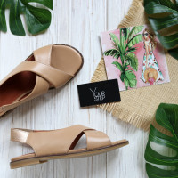 Сандали из карамельной кожи Арт. 10-17Lib