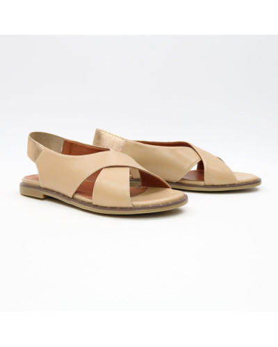 Сандали из карамельной кожи Арт. 10-17Lib