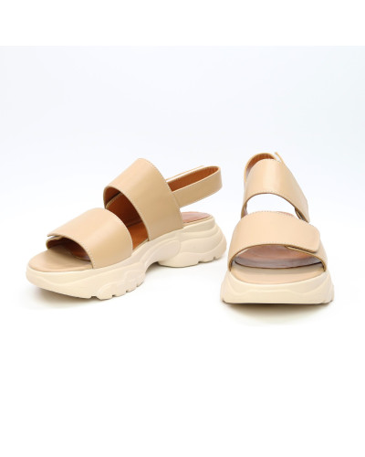 Сандалі з карамельної шкіри Арт. 10-35/193