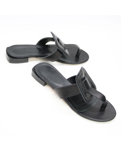 В'єтнамки з чорної шкіри Арт. 10-29/33