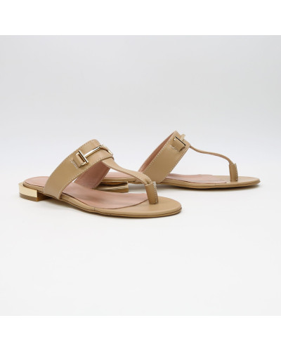 В'єтнамки з карамельної шкіри Арт. 10-32/33-2578