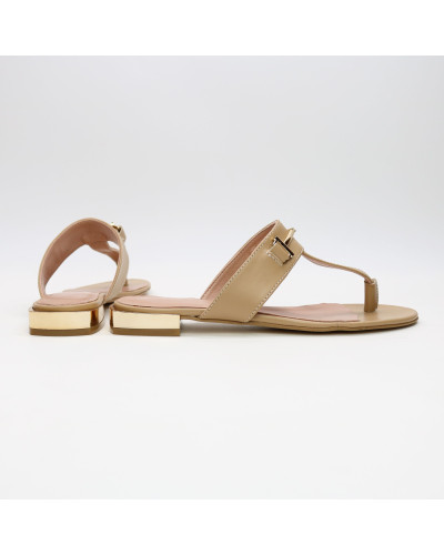 В'єтнамки з карамельної шкіри Арт. 10-32/33-2578