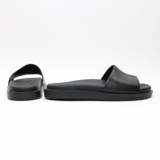 Шльопанці з чорної шкіри Арт. 228-1/21067