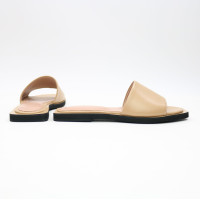 Шльопанці з карамельної шкіри Арт. 10-9/0504