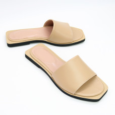 Шльопанці з карамельної шкіри Арт. 10-9/0504