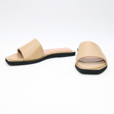 Шльопанці з карамельної шкіри Арт. 10-9/0504