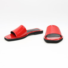 Червоні лакові шльопанці Арт. 10-9/0504
