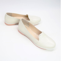 Сліпери із бежевої шкіри Арт. 05-3К(Mr8)