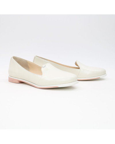 Сліпери із бежевої шкіри Арт. 05-3К(Mr8)