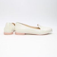 Сліпери із бежевої шкіри Арт. 05-3К(Mr8)