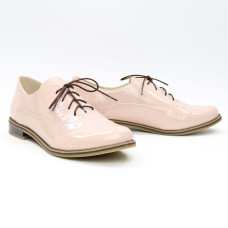 Туфли из наплака цвета пудра Арт. 05-6