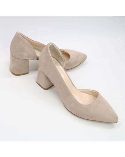 Туфлі-човники з замші Арт. 657-2/47Ок