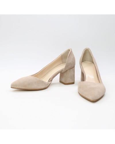 Туфлі-човники з замші Арт. 657-2/47Ок