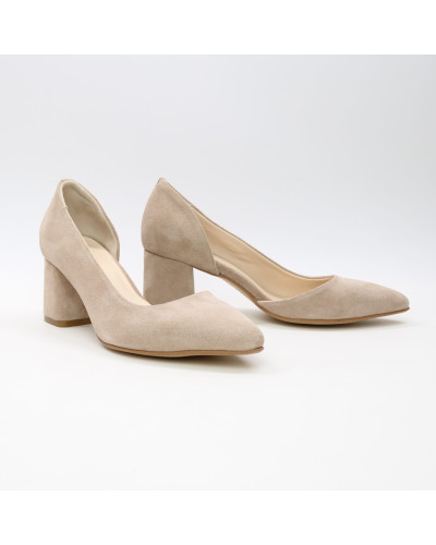 Туфлі-човники з замші Арт. 657-2/47Ок