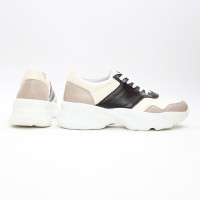 Бежеві шкіряні кросівки Арт. Kr-4/188