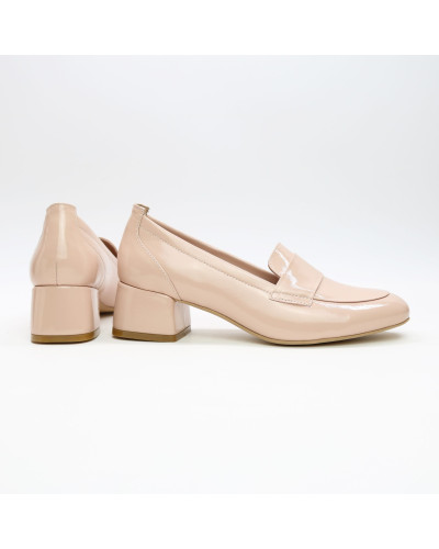 Туфли из наплака оттенка пудра Арт. 456-3/53Ok-П