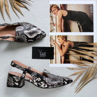 Босоніжки з принтом під пітон Арт. 457-6/53Ок