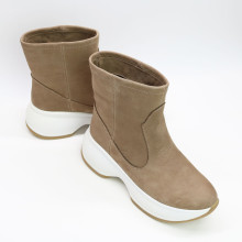 Ботинки из бежевого нубука Арт. 12-19/184