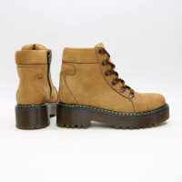 Ботинки со шнуровкой из нубука рыжего цвета Арт. As-4/22Р