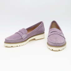 Мокасины из лиловой замши Арт. 05-10SE