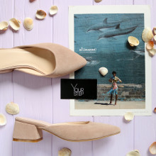 Мюлі із натуральної замші Арт. 457-5/53Ок